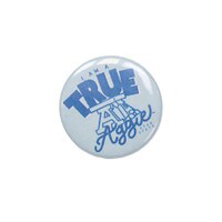 I am a True Aggie Block A Utah State button 1.5"